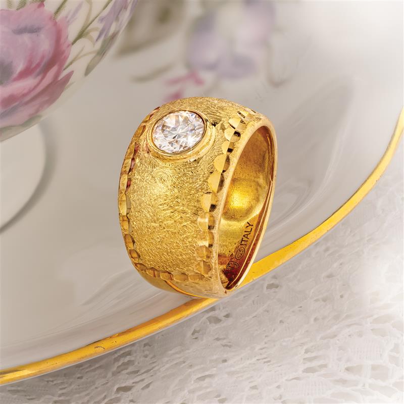 Regal Moissanite Ring